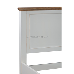 Cadre de lit en bois de marque LAS VEGAS Meuble de chambre King Size en bois massif de chêne/pin/acacia Approvisionnement du Vietnam - Product Image 4