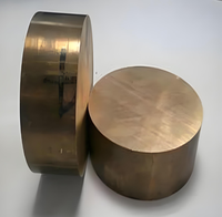 Barre en bronze d'aluminium haute résistance C95400, barre pleine résistante à l'usure pour composants de vannes et engrenages lourds, services de soudage et de pliage