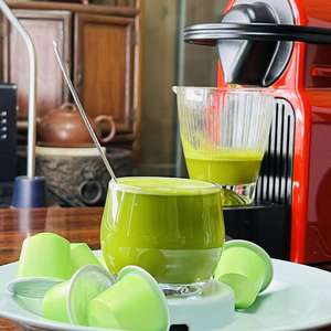 Dosettes de Matcha au <span class=keywords><strong>chocolat</strong></span> de qualité supérieure Thé vert japonais Capsules de Matcha aromatisées de qualité cérémonielle Machine à café compatible - Product Image 5