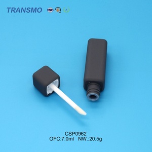 Tubes de gloss à lèvres carrés OEM de 7 ml avec un grand applicateur, logo personnalisé, flacons rechargeables de couleur, conteneur de rouge à lèvres liquide - Product Image 6