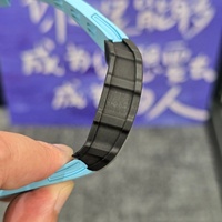 Montre automatique haut de gamme pour homme, boîtier en fibre de carbone, mouvement ajouré personnalisé, idéale pour le sport et les activités de plein air