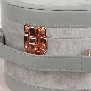 Bộ 2 Hộp Đựng Đồ Trang Điểm Màu Hồng Và Màu Xám Khá Đẹp Hộp Đựng Đồ Gia Dụng Ngoài Trời Có Nắp Đậy - Product Image 4