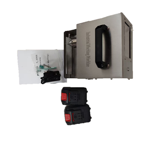 Laser Touch Screen Control Portable Handheld Lithium <b>Battery</b> Metal Dot Peen Marking Machine With 2 <b>Battery</b> Making Machine Metal - Product Image 2