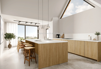 Maison préfabriquée de conception moderne de haute qualité, cadre en acier, utilisation en villa, bureau, appartement, chambre à coucher, maison triangulaire