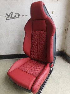 Accessoires automobiles YLD : Housse en cuir personnalisée pour sièges sport de course, Siège baquet RS6 pour Audi A3 A4 A5 A6 A7 Q5 Q7 Q8 – Amélioration - Product Image 5