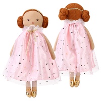 Boneka Kain Bayi Kulit Hitam Afrika Amerika Buatan Tangan, Boneka Hitam Mewah Gaya Balet untuk Anak Perempuan dengan Rambut Afro