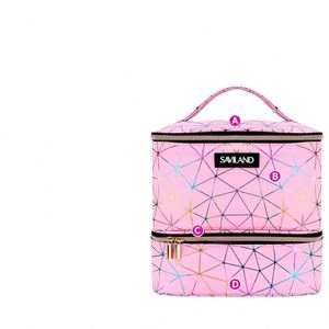BSCI Large Capacity Nail Polish Organizer Carrying Case, Double Layer Nail Dryer Lamp Nail Art <b>Brush</b> l <b>Drill</b> Machine - Product Image 1