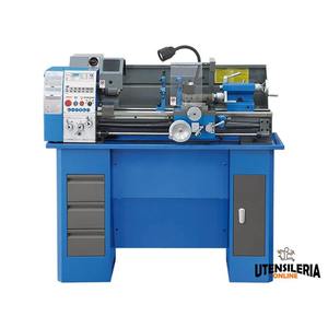 Torno paralelo Fervi T750I con inversor y caja de cambios de 230V 1.1kW - Product Image 1