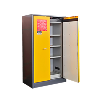 Armoire de sécurité ignifuge à double porte EUS3030 SAI-U, armoire à double paroi ignifugée avec bac de récupération intégré