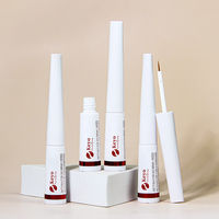 Tube d'eye-liner en plastique noir et blanc métallisé personnalisé de 6 ml, flacon de sérum pour la croissance des cils, conteneur de conditionneur liquide pour cils – Offre Spéciale
