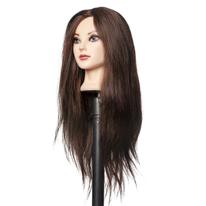 Tête <span class=keywords><strong>de</strong></span> mannequin professionnelle pour coiffeuse, cheveux raides, vente directe d'usine JO7, pour la pratique <span class=keywords><strong>de</strong></span> la coupe <span class=keywords><strong>de</strong></span> cheveux - Product Image 6