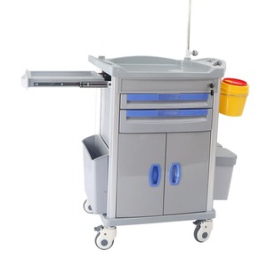 Carrello Medico d'Emergenza in ABS per Cliniche, per Pronto Soccorso e Medicinali - Product Image 4