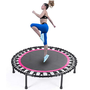 Mini <span class=keywords><strong>trampoline</strong></span> pliable pour la remise en forme, utilisation à domicile, exercice, saut, sport, matériau PP durable pour les enfants - Product Image 2