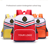 Sac à dos scolaire unisexe de style preppy, doublure en nylon hydrofuge, fermeture éclair légère, sacs à dos pour enfants
