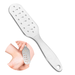 Nouveau professionnel pédicure pied fichier Double face réutilisable en acier inoxydable fissuré peau cors callosités dissolvant <span class=keywords><strong>pieds</strong></span> <span class=keywords><strong>râpe</strong></span> - Product Image 1
