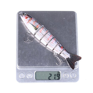 HENG JIA Esca Artificiale in ABS, Esca Finta Biomimetica Stampata per <span class=keywords><strong>Pesca</strong></span> a Spinning Senza Ami - Product Image 3
