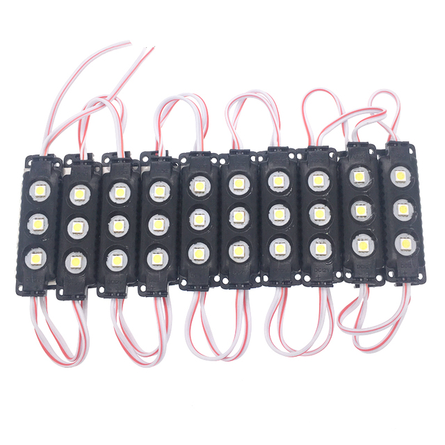 5-Year Warranty Black 12V 3SMD 5050 IP65 Warm White LED Light 0.75W Waterproof Advertising Channel Letter Injection Led Module
