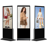 Kiosque intelligent vertical LCD de 55, 65 et 75 pouces, écran publicitaire numérique, totem, kiosque tactile sur pied