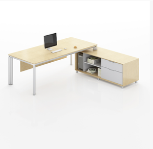 Escritorio ejecutivo de gran capacidad en forma de L, espacio de trabajo multifuncional para directores de oficina, muebles de oficina de uso <span class=keywords><strong>general</strong></span> - Product Image 4