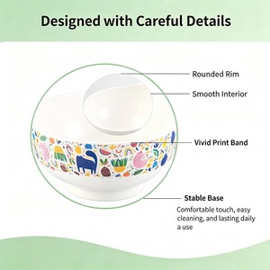 Bol à fruits en mélamine coloré et amusant, grande capacité, plat de service pour la maison et la cuisine, sans dropshipping - Product Image 2