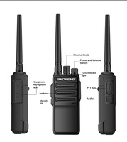 Talkie-walkie haute puissance longue portée, radio bidirectionnelle pour chantier, hôtel, randonnée en plein air, camping, voyage, radio CB indispensable