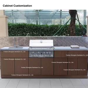Parrilla de Carbón <span class=keywords><strong>Vimo</strong></span> Sheng de Aluminio con 4 Quemadores, Encendido Eléctrico, Multifuncional, Mesa de Barbacoa para Exteriores, Dispositivo de Seguridad contra Llamas - Product Image 6