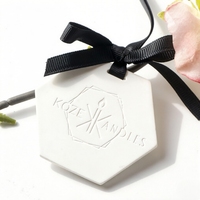 Diffuseur de parfum pour voiture, pendentif suspendu, aromathérapie, gypse, huile essentielle, pierre aromatique en céramique parfumée