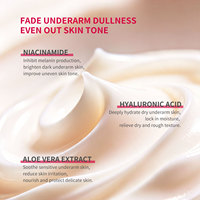 Crème éclaircissante pour les aisselles 100% naturelle à marque privée : hydrate, apaise et désodorise