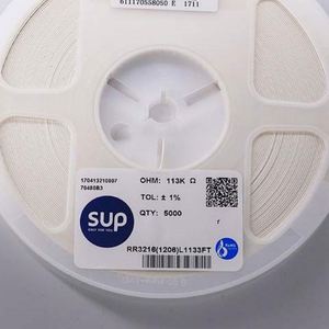 Manufacturer Direct RR3216 1206L1133FT 1206 3216 Resistors Chip Resistors SMD Resistors 113Kohm 1% 1/4W Thick Film Resistor - Product Image 1