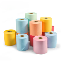 Rouleau de papier toilette coloré, doux, en pâte de bois vierge, écologique, respectueux de la peau, absorbant, pour la salle de bain et la maison