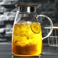Set de pichet en verre et verre, vaisselle, pour jus faits maison, carafe, vente en gros,
