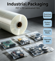 Film plastique transparent souple de qualité alimentaire, résistant à l'humidité, anti-rayures, protection personnalisable, épaisseur adaptable