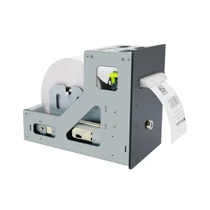 Imprimante thermique intégrée par USB et RS232 d'imprimante de reçu de panneau de coupeur automatique résistant industriel de 58/60mm pour le kiosque