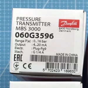Danfoss MBS3000 060G3596 Pressure <b>Transmitter</b> - Product Image 1
