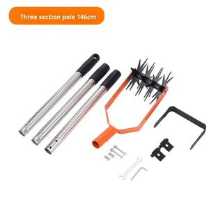 Outil de jardin 2-en-1 : Motoculteur rotatif et scarificateur de sol, désherbeur multifonction et outil de retournement du sol - Product Image 2