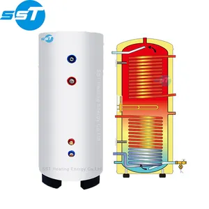 Heat Pump water storage tank manufacturer 500L duplex stainless steel buffer tank for hot water