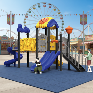 Equipo de juegos al aire libre para niños, parque infantil interior, parque de atracciones, equipo de juegos para exteriores de fábrica. - Product Image 6