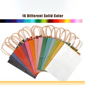 ถุงกระดาษคราฟท์สีขาวน้ำตาลแบบขายส่งสั่งทำได้ พร้อมโลโก้ของคุณเอง - Product Image 5