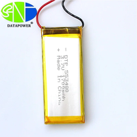Batterie lithium-ion 3,7 V de qualité supérieure pour appareils électriques, cellule de batterie au lithium polymère 553480 1700 mAh