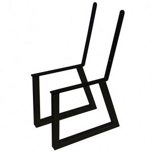 Industrial Metal Park Bench Bracket Heavy Duty Rustic Square Shape <b>Table</b> Bench Brackets End <b>Table</b> <b>Legs</b> - Product Image 1