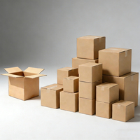 Boîte en carton ondulé rigide pliable, biodégradable, sur mesure, pour l'emballage des bougies, réutilisable, recyclable, express