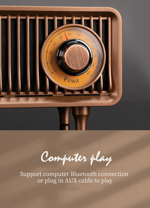 AS19 <span class=keywords><strong>Radio</strong></span> Wireless <span class=keywords><strong>Vintage</strong></span> in Legno con Altoparlante BT, Supporto USB/Aux/Scheda TF, <span class=keywords><strong>Design</strong></span> Retrò Elegante, Sintonizzazione FM Rotativa alla Moda - Product Image 6