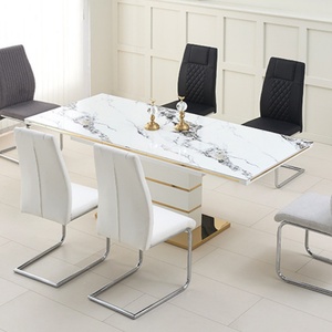 <span class=keywords><strong>Table</strong></span> à manger pliante <span class=keywords><strong>de</strong></span> luxe, <span class=keywords><strong>table</strong></span> rectangulaire longue, <span class=keywords><strong>table</strong></span> à dîner dorée et blanche, grande <span class=keywords><strong>table</strong></span> <span class=keywords><strong>de</strong></span> <span class=keywords><strong>cuisine</strong></span> - Product Image 2