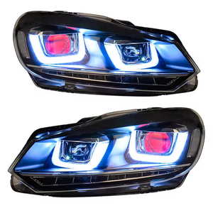 Auron 2010-2014 VW Golf 6 GTI Matrix ไฟหน้าซีนอนใหม่12V 36W 6000 LM 6000K ติดตั้งอเนกประสงค์6เดือน - Product Image 4