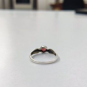 แหวนโกเมนเงินแท้ 925 แหวนพลอยโกเมน งานแฮนด์เมด คอลเลคชั่นแหวนเงินคุณภาพ ราคาขายส่ง - Product Image 5