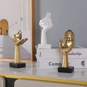 Masque en résine Mystic Arts, figurine artistique, sculpture abstraite, décoration de bureau pour la maison ou le bureau, cadeau - Product Image 2