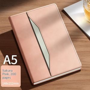 Regalo Empresarial, Cuaderno de Cuero Personalizado con Logotipo de Empresa, Regalo de Graduación Escolar, Día del Maestro, Evento Corporativo, Hecho a Mano, A5, Negro, UV - Product Image 6