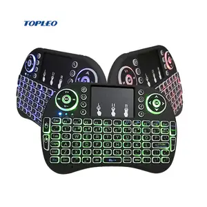 Kombo Keyboard dan Mouse Gaming Nirkabel Wifi, Situs Multi-bahasa Lampu Berwarna