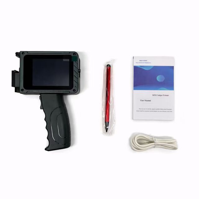 WECARE Hot Selling Quick Drying Ink Lightweight Printing Portable Mini Handheld Date Inkjet Printer with Printer Gun