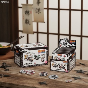 Caja de 12 unidades de coleccionables ninja de anime japonés al por mayor, Jandoon NA-RU Shinobi World Ethereal Vision, con insignia en relieve, tipo caja sorpresa - Product Image 2